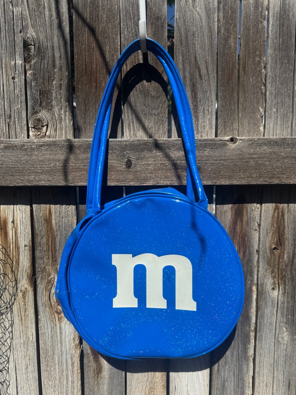 M&M'S Blue Round Logo Tote Bag - Picture 2 of 3